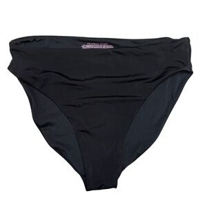 Victoria's Secret Classic High Waist Black Bikini Bottom Size Medium